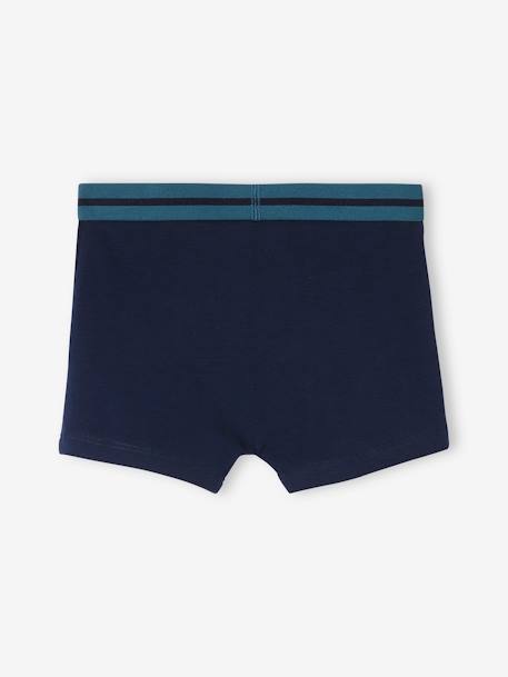 Set van 5 jongensboxers marineblauw - vertbaudet enfant 