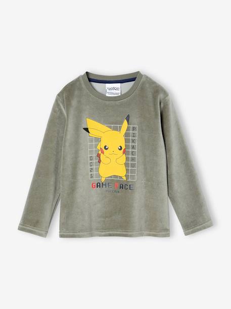 Fluwelen pyjama Pokémon® saliegroen - vertbaudet enfant 