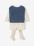 4-delige babyset: T-shirt + short + trui + maillot jeansblauw+oudroze - vertbaudet enfant 