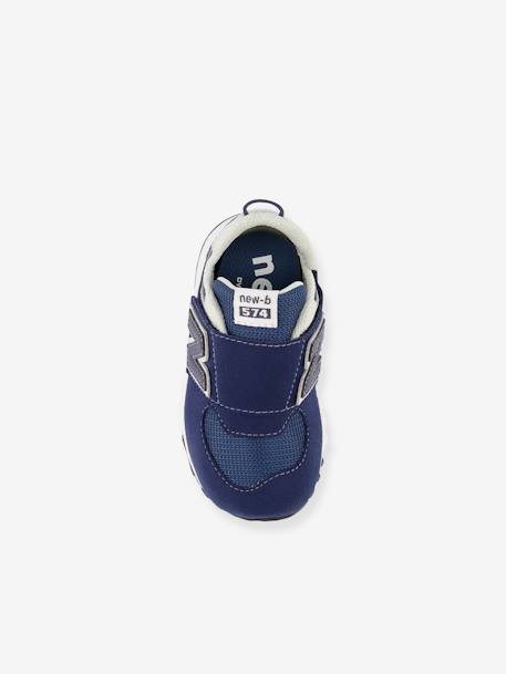 Sneakers klittenband baby NW574NV NEW BALANCE® marineblauw - vertbaudet enfant 