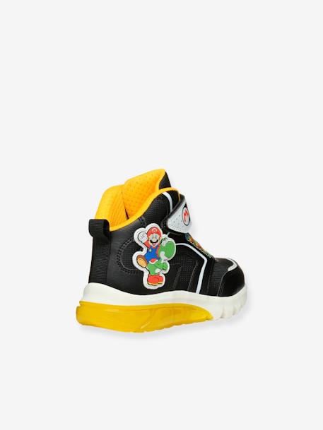 Hoge sneakers met licht J CIBERDRON Boy GEOX® zwart - vertbaudet enfant 