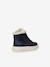 Hoge sneakers met voering J Theleven Girl GEOX® marineblauw - vertbaudet enfant 