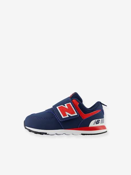 Sneakers klittenband baby NW574KIK NEW BALANCE® marineblauw - vertbaudet enfant 