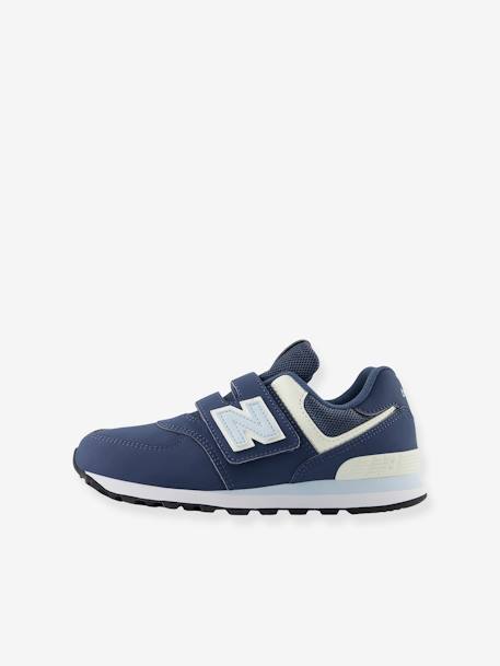 Kindersneakers met klittenband PV574KIE NEW BALANCE marineblauw - vertbaudet enfant 