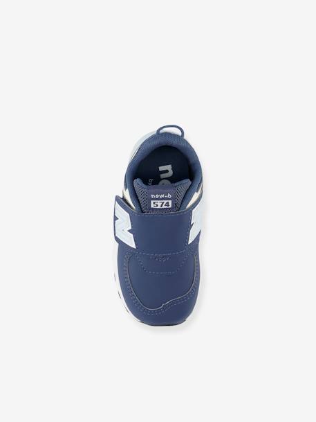 Sneakers klittenband baby NW574KIE NEW BALANCE® marineblauw - vertbaudet enfant 