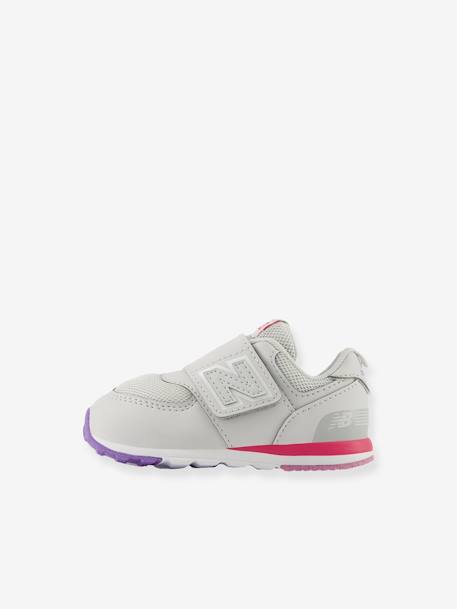 Kindersneakers met klittenband NW574KII NEW BALANCE® grijs - vertbaudet enfant 