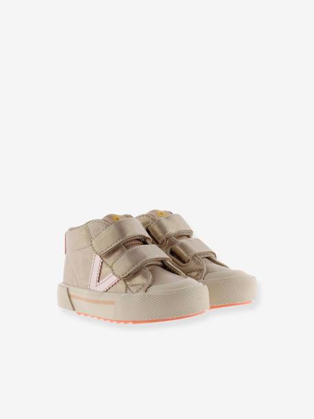 Stoffen sneakers Tribu VICTORIA goudbeige - vertbaudet enfant 