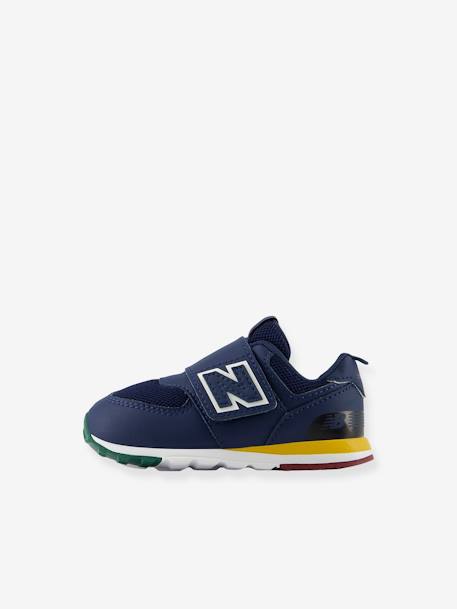 Sneakers klittenband baby NW574KIG NEW BALANCE® marineblauw - vertbaudet enfant 