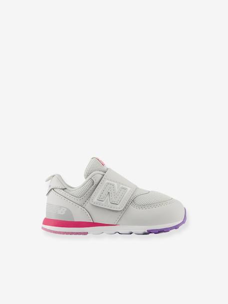 Kindersneakers met klittenband NW574KII NEW BALANCE® grijs - vertbaudet enfant 