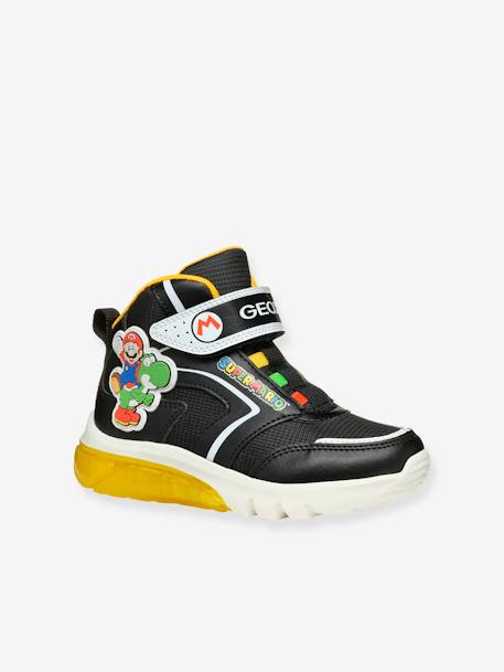 Hoge sneakers met licht J CIBERDRON Boy GEOX® zwart - vertbaudet enfant 