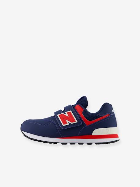 Kindersneakers met klittenband PV574KIK NEW BALANCE® marineblauw - vertbaudet enfant 