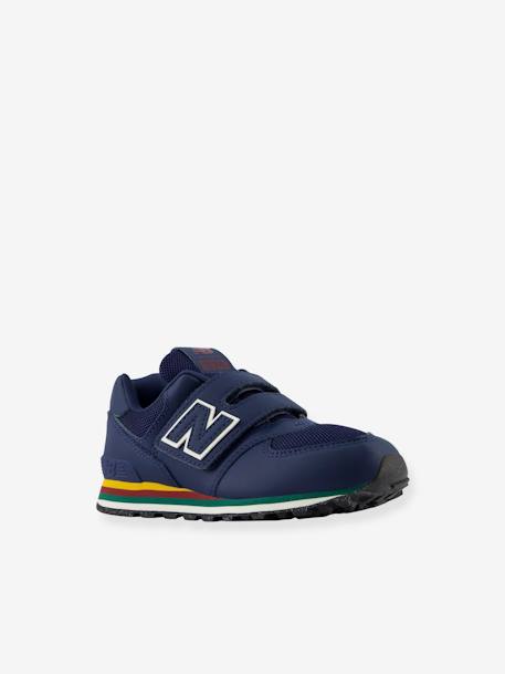 Sneakers klittenband baby PV574KIG NEW BALANCE® marineblauw - vertbaudet enfant 