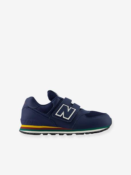 Sneakers klittenband baby PV574KIG NEW BALANCE® marineblauw - vertbaudet enfant 