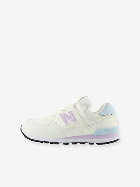 Kindersneakers met klittenband PV574KID NEW BALANCE® wit - vertbaudet enfant 