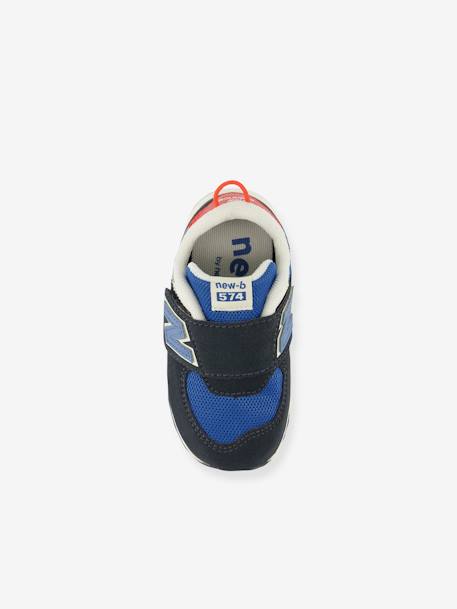 Sneakers klittenband baby NW574RBT NEW BALANCE® marineblauw - vertbaudet enfant 