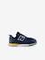 Sneakers klittenband baby NW574KIG NEW BALANCE® marineblauw - vertbaudet enfant 