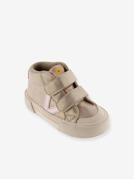 Stoffen sneakers Tribu VICTORIA goudbeige - vertbaudet enfant 