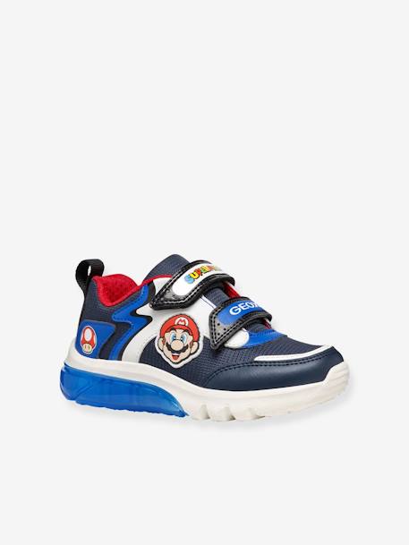 Sneakers met licht J CIBERDRON BOY GEOX® marineblauw - vertbaudet enfant 