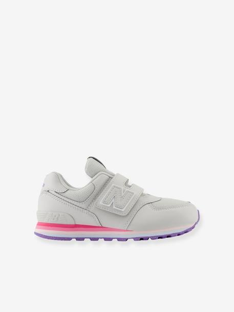 Kindersneakers met klittenband PV574KII NEW BALANCE® grijs - vertbaudet enfant 