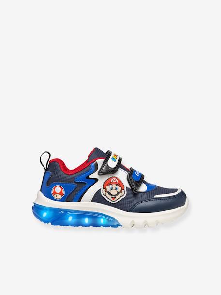 Sneakers met licht J CIBERDRON BOY GEOX® marineblauw - vertbaudet enfant 