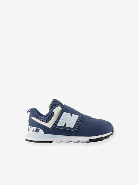 Sneakers klittenband baby NW574KIE NEW BALANCE® marineblauw - vertbaudet enfant 