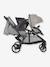 JOIE Evalite Duo dubbele wandelwagen grijs+zwart - vertbaudet enfant 