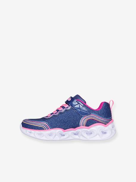 Lichtgevende kindersneakers Heart Lights - Retro Hearts 302689L - SKECHERS® marineblauw - vertbaudet enfant 