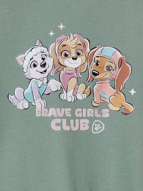 Meisjessweater Disney® Paw Patrol 'Girl Club' groengrijs - vertbaudet enfant 