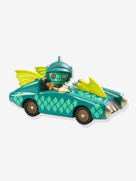 Auto crazy motors DJECO bordeauxrood+geel+goudgeel+groen+zwart - vertbaudet enfant 