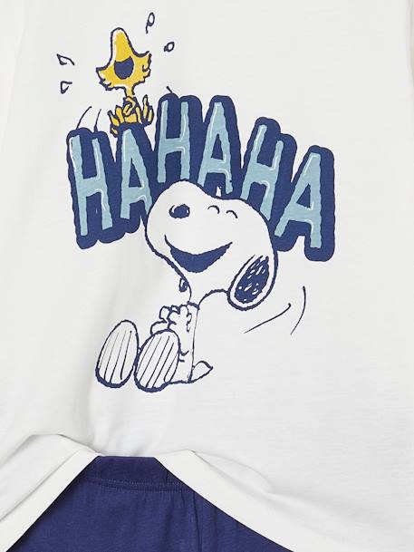 Pyjama jongens Snoopy Peantus® Hahaha nachtblauw - vertbaudet enfant 