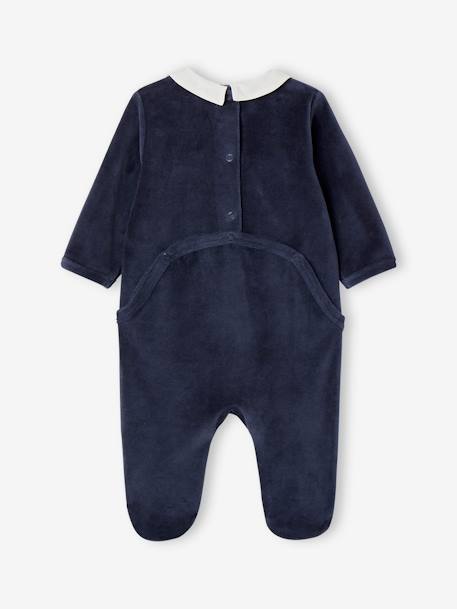 Kerstpyjama voor baby's marineblauw - vertbaudet enfant 