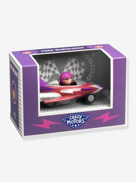 Auto crazy motors DJECO bordeauxrood+geel+goudgeel+groen+zwart - vertbaudet enfant 