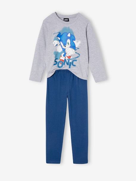 Jongenspyjama Sonic® gemêleerd grijs - vertbaudet enfant 