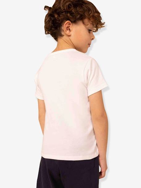 Set van 2 T-shirts met korte mouwen PETIT BATEAU wit - vertbaudet enfant 