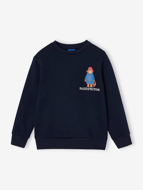 Sweatshirt beer Paddington® nachtblauw - vertbaudet enfant 