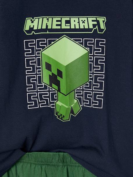 Minecraft® jongenspyjama nachtblauw - vertbaudet enfant 