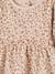 Babyjurk van molton beige (poederkleur)+goudbeige+nachtblauw - vertbaudet enfant 