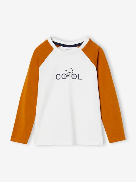 Set van 2 'coole' pyjamabroeken voor jongens karamel - vertbaudet enfant 