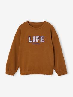 Meisje-Trui, vest, sweater-Sweater-Meisjessweater "Life is cool"