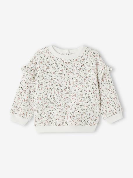 Set sweater + tuinbroek + haarband voor baby's blauwgroen - vertbaudet enfant 