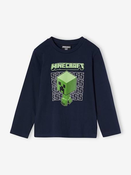 Minecraft® jongenspyjama nachtblauw - vertbaudet enfant 