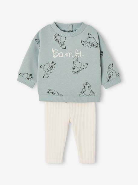 Babyset Disney®Bambi sweater + legging grijsblauw - vertbaudet enfant 