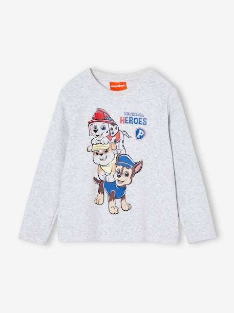 Paw Patrol® fluwelen jongenspyjama gemêleerd grijs - vertbaudet enfant 