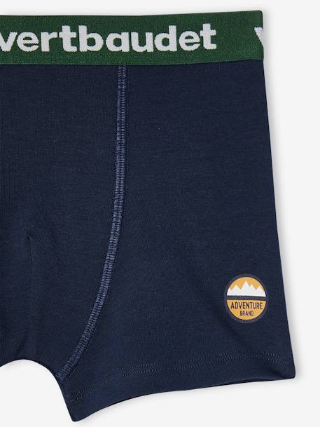 Set met 5 stretch boxers voor jongens ecru - vertbaudet enfant 