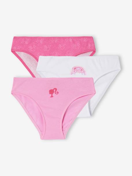 Set met 3 meisjesslips Barbie® veel roze - vertbaudet enfant 