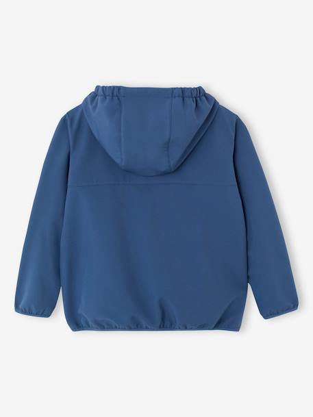 Fleece sportjack voor jongens blauw - vertbaudet enfant 