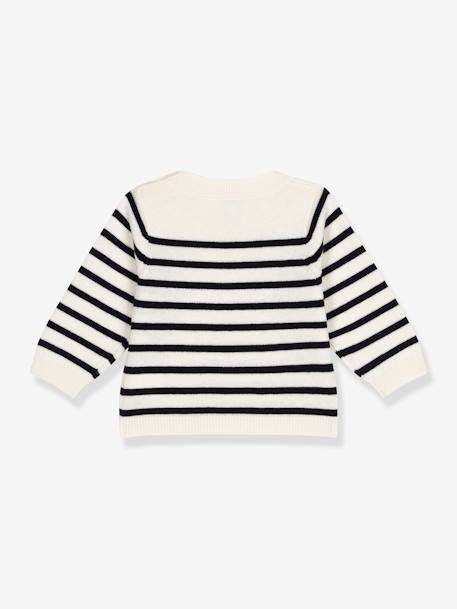 Gebreide trui PETIT BATEAU blauw, gestreept - vertbaudet enfant 