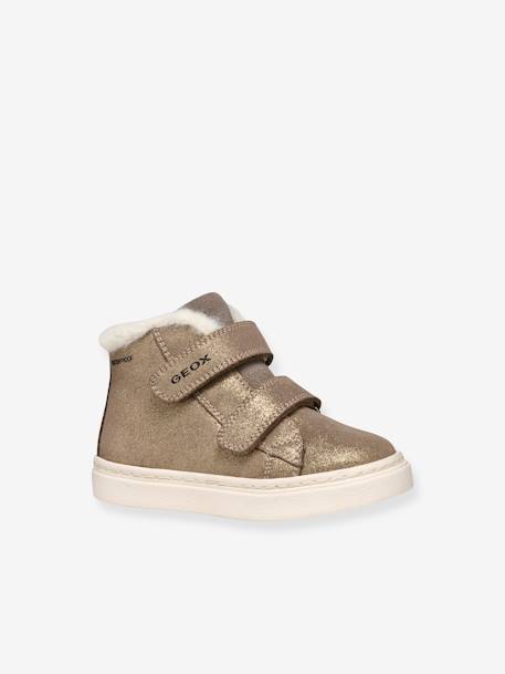 Meisjessneakers B465XA Nashik GEOX taupe - vertbaudet enfant 