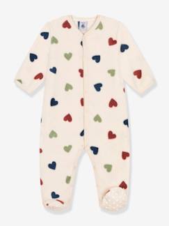 Baby-Mantels, combipakje, engelennestje-Combipakje-Katoenen babypyjama met hartjes PETIT BATEAU