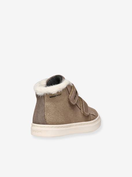 Meisjessneakers B465XA Nashik GEOX taupe - vertbaudet enfant 